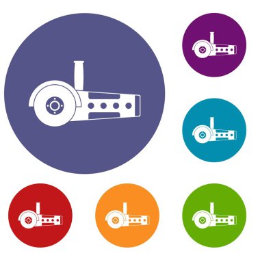 Daire testere Icons set