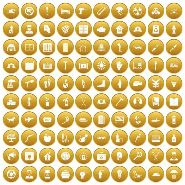 100 altın ayarla simgeler yardımcı olur.