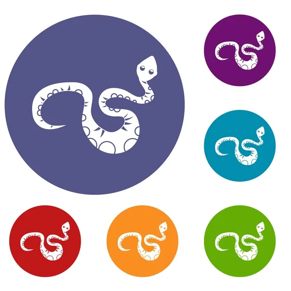 Kara yılan Icons set