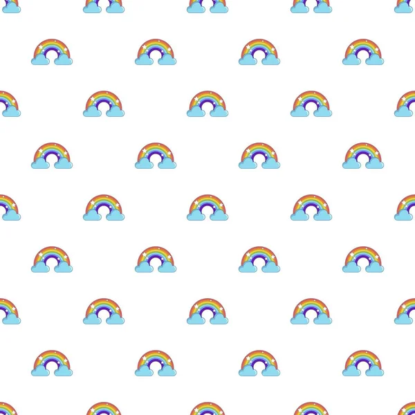 Gökkuşağı bulutlar desenli