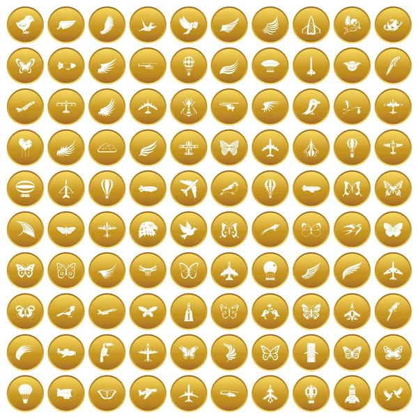 100 simgeler kümesi altın sinek