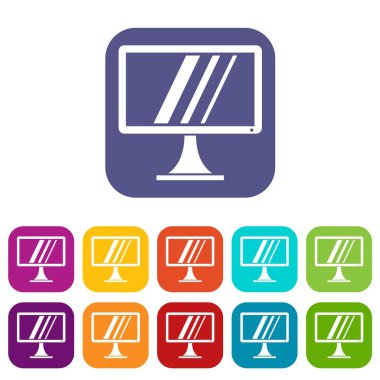 bilgisayar monitörü Icons set