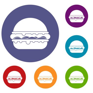 Burger Icons set