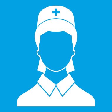 Doktor simgesi beyaz