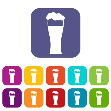 Bardak bira Icons set