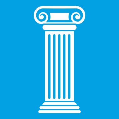 Roma sütun simgesi beyaz