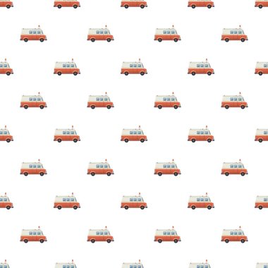 Ambulans araba desen