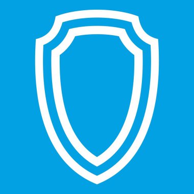 Ordu kalkan simgesi beyaz