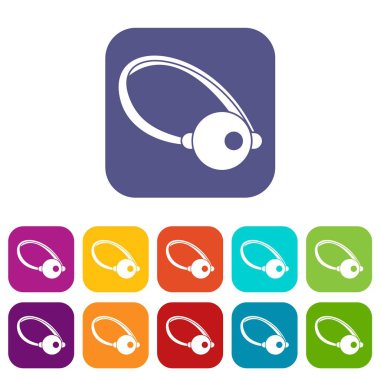 Palyaço burun Icons set