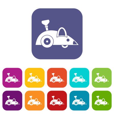 Clockwork fare Icons set