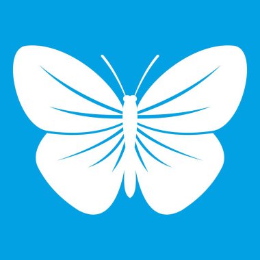 Siyah kelebek simgesi beyaz