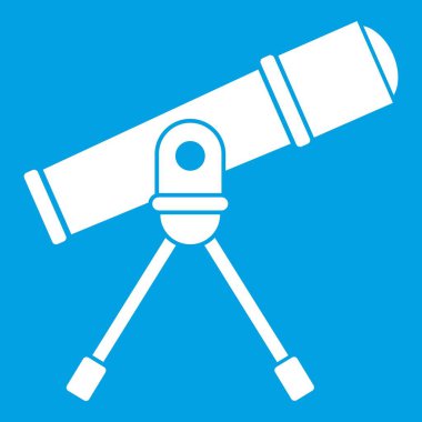 Uzay Teleskobu simgesi beyaz