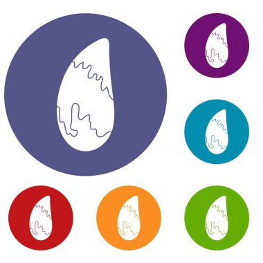 Brezilya Cevizi Icons set