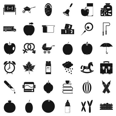 Apple Icons set, basit tarzı