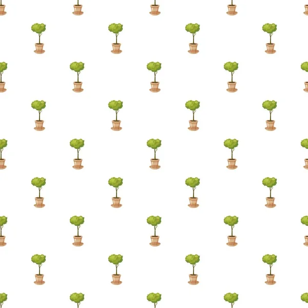 盆栽树模式 — 图库矢量图片