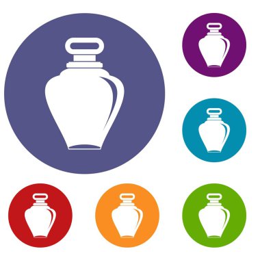 Parfüm şişesi Icons set