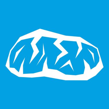 Altın madenciliği simgesi beyaz