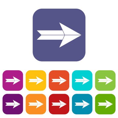 Büyük ok Icons set