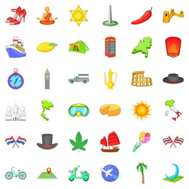 Gezi Icons set, karikatür tarzı