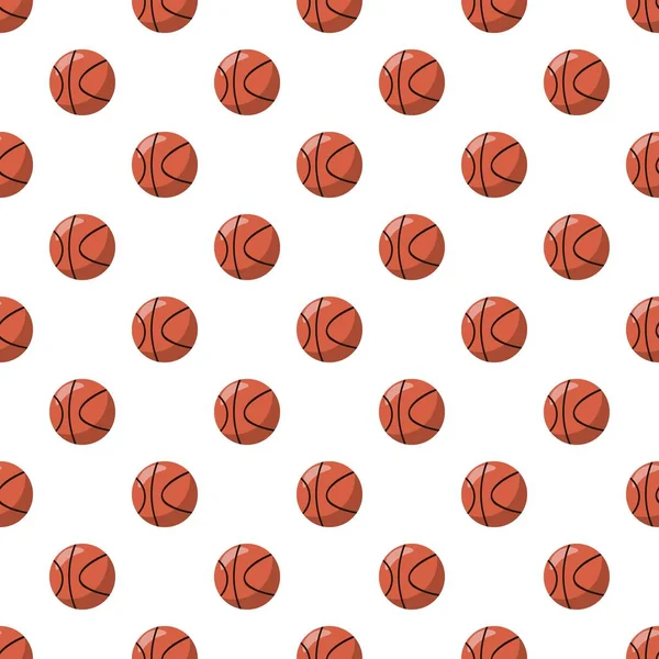 Basketbal bal patroon — Stockvector