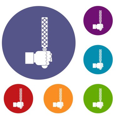 Dosya aracı adam baş Icons ayarla