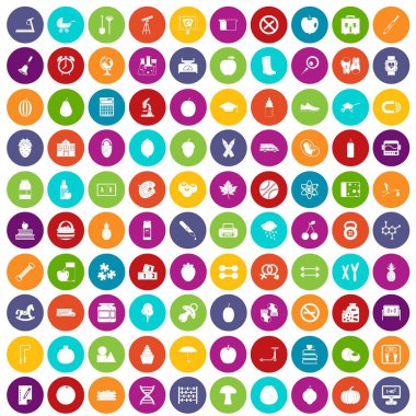 100 elma simgeler renk ayarla