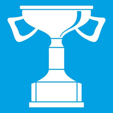 Kupası zafer simgesi beyaz için