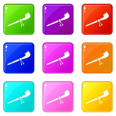 Retro yasaktır boru 9 ayarla