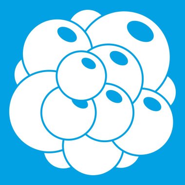 Yumurtalık simgesi beyaz