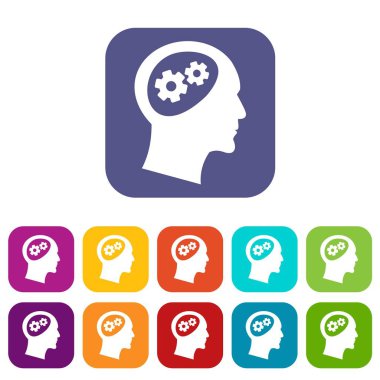 Vitese baş Icons set