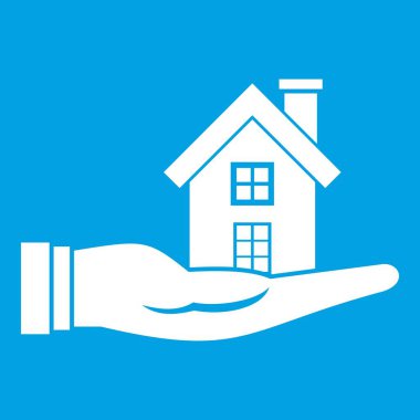 El simgesi beyaz evde