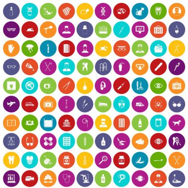 100 bakım simgeleri renk ayarla