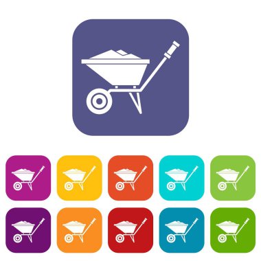 El arabası Icons set