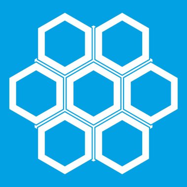 Küçük petek simgesi beyaz