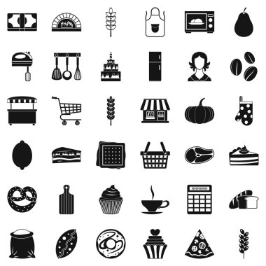 Simgeler kümesi, basit stil yemek