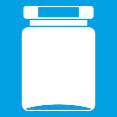 Kavanoz simgesi beyaz