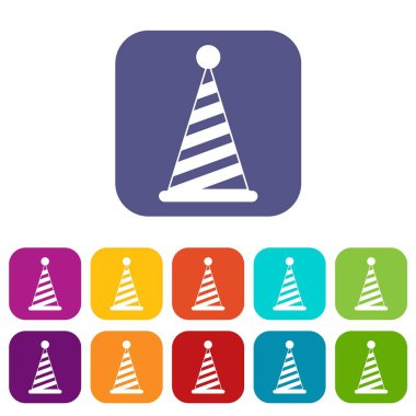 parti şapkası Icons set