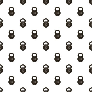 Siyah kettlebell desen