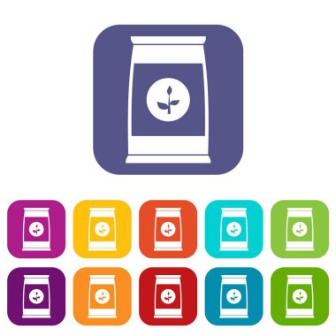 Çiçek tohumları paket Icons ayarla