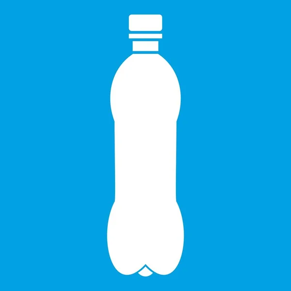 Icône bouteille blanc — Image vectorielle