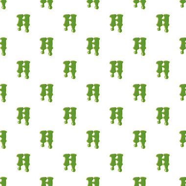 H harfi ile yeşil çamur yaptı