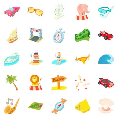 Sebat Icons set, karikatür tarzı