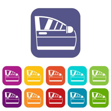 Araba kapısı Icons set