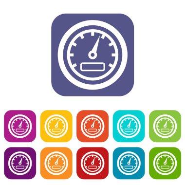 Hız göstergesi Icons set