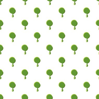 Noktalama işareti nokta yeşil çamur yapılmış