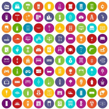 100 ev simgeler renk ayarla