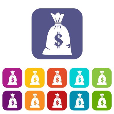 Para çantası Icons set