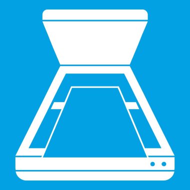 Açık tarayıcı simgesi beyaz