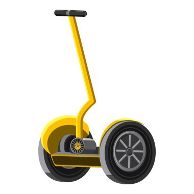 Alternative transport vehicle icon, cartoon style clipart