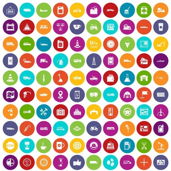 100 benzin istasyonu simgeler renk ayarla